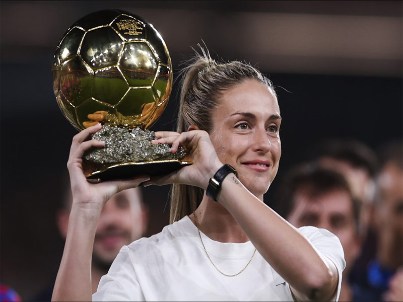 Best female football player: Alexia Putellas (Spain)