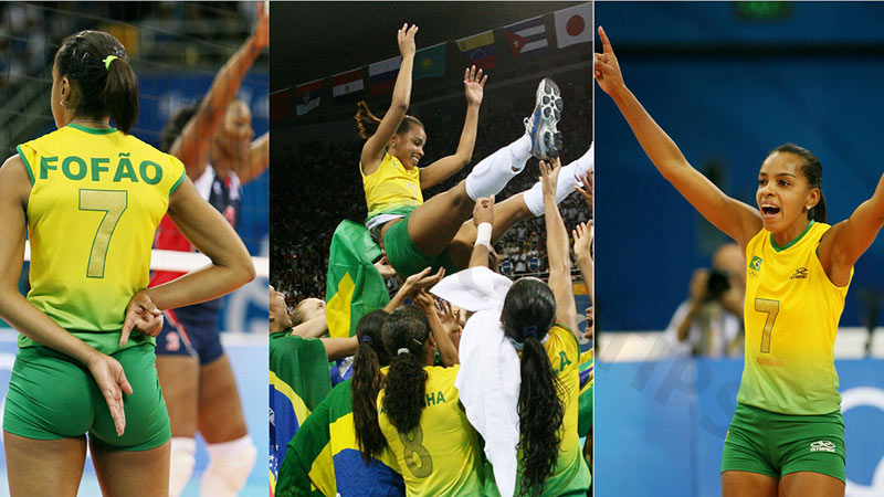 Best women's volleyball player: Hélia Souza