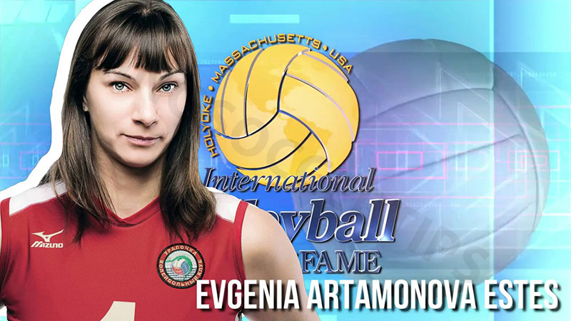 Best female volleyball player: Yevgeniya Artamonova-Estes