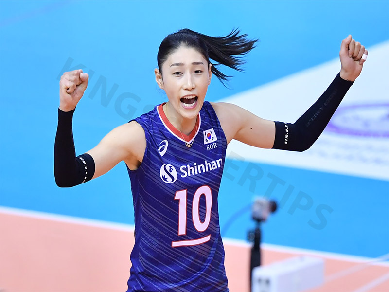Best female volleyball player: Kim Yeon Koung