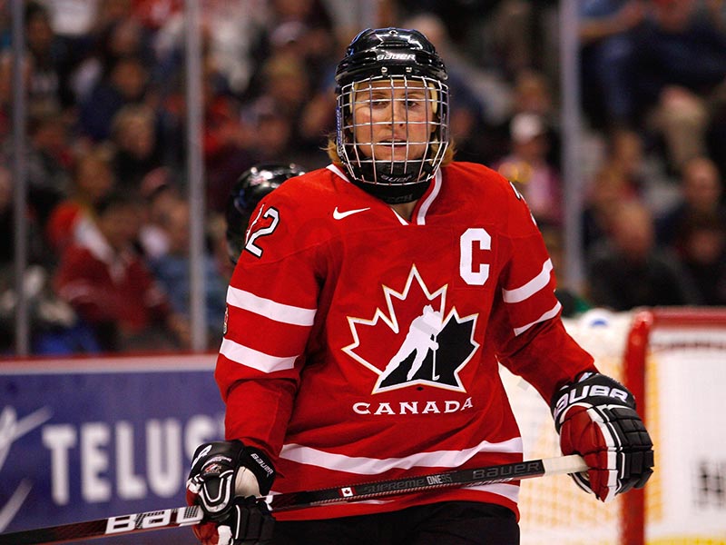 Best woman hockey player: Hayley Wickenheiser