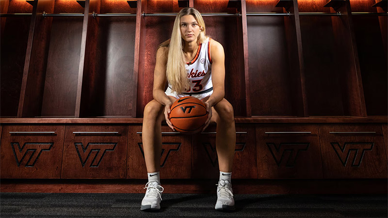 Best women's basketball player college: Elizabeth Kitley, Virginia Tech