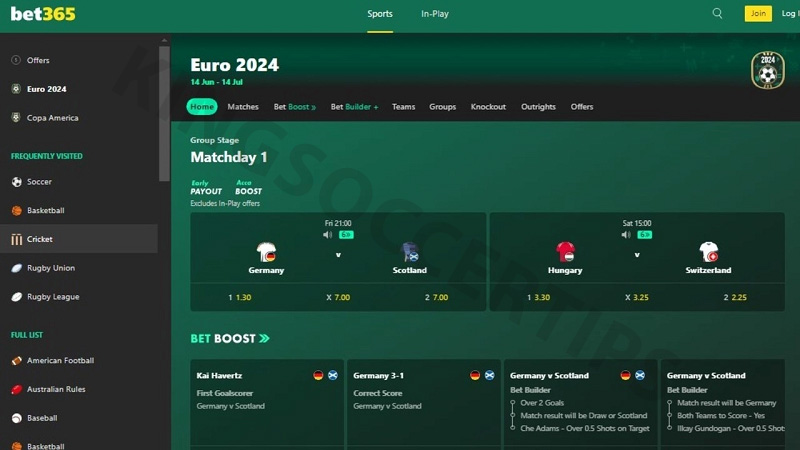 Bet365 - Betting sites Chile