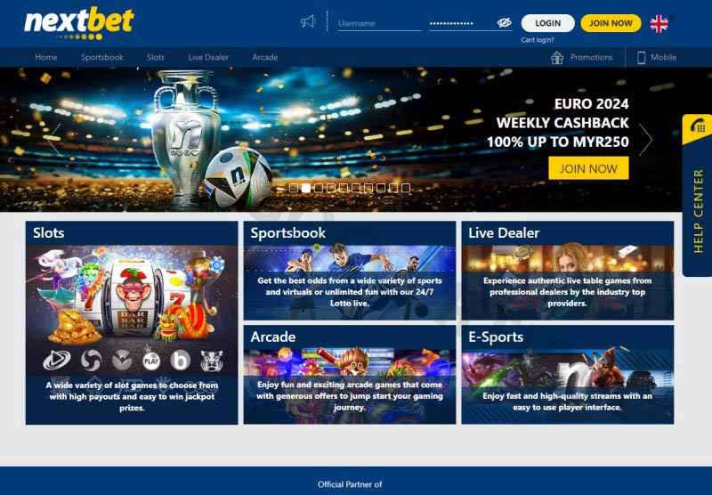 Nextbet - Provides a variety of attractive betting genres