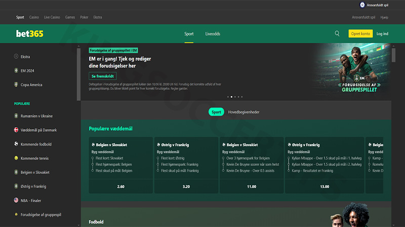 Bet sites Ireland: Bet365