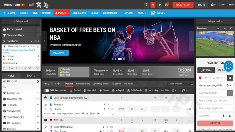 Sport betting sites Latvia: Megapari