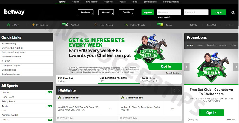 Betway - Czech betting sites