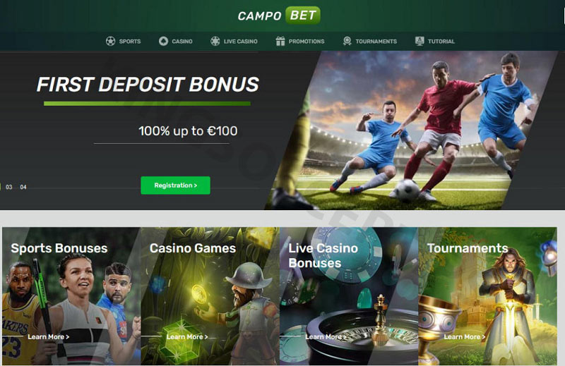 CampoBet - Sports betting site Sweden