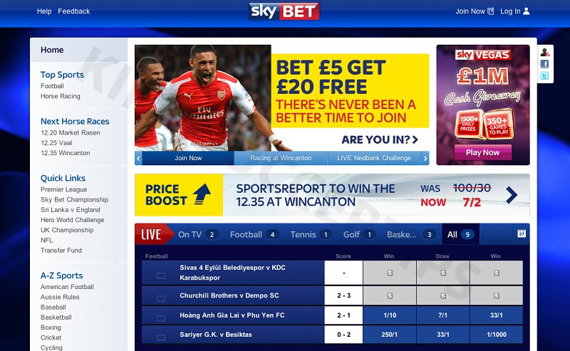 Sky Bet - Best Euro betting sites