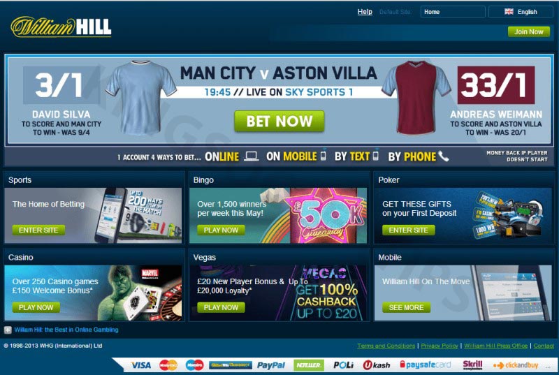 William Hill - Super bowl betting site has many promotions
