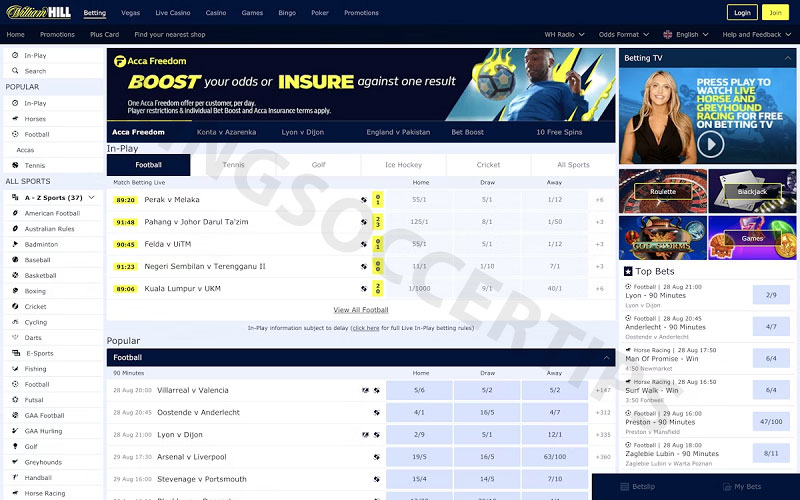 William Hill - Betting in Belgium