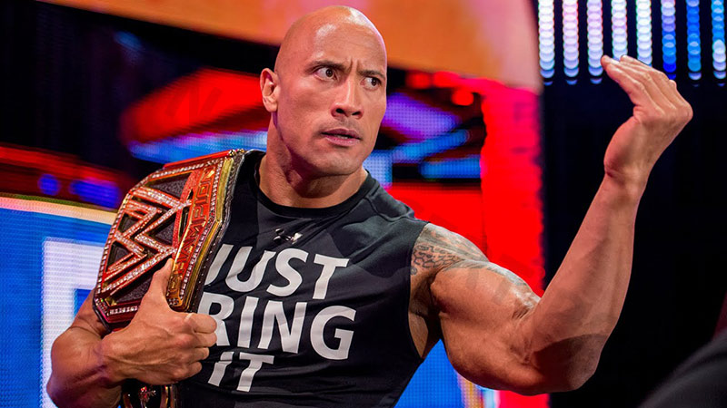 Best WWE player in the world: The Rock