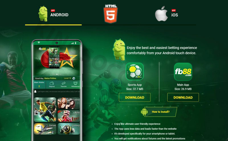 FB88 - Convenient betting application for new players