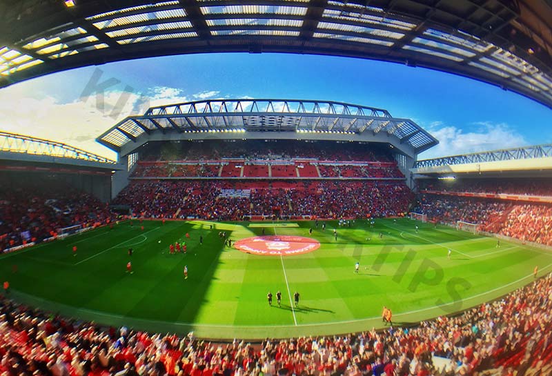 Anfield - Biggest football stadium in Premier League