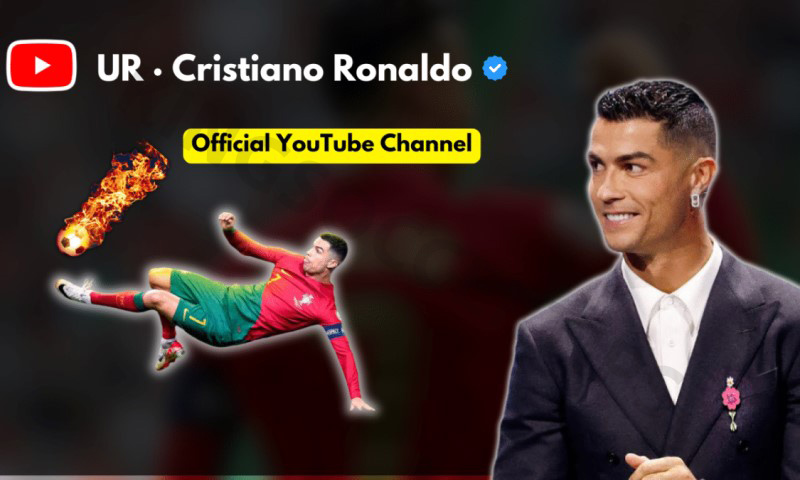 How does Ronaldo's YouTube channel make money?