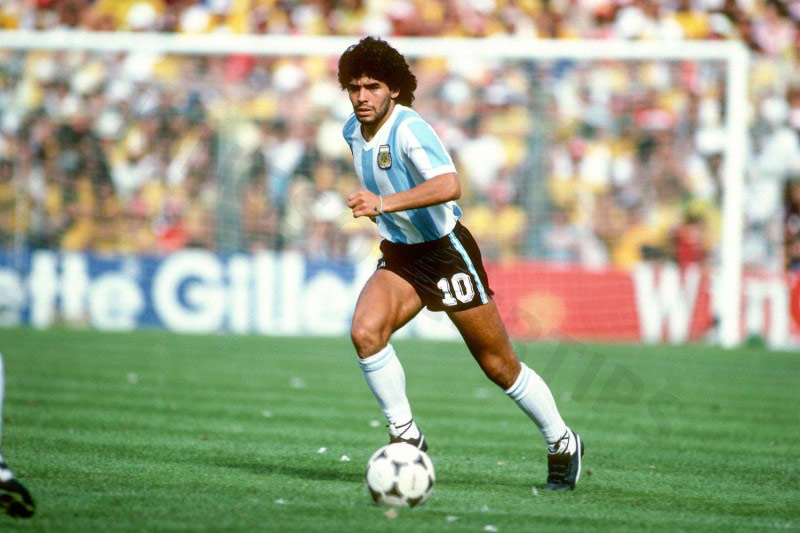 Diego Maradona is a legendary football player