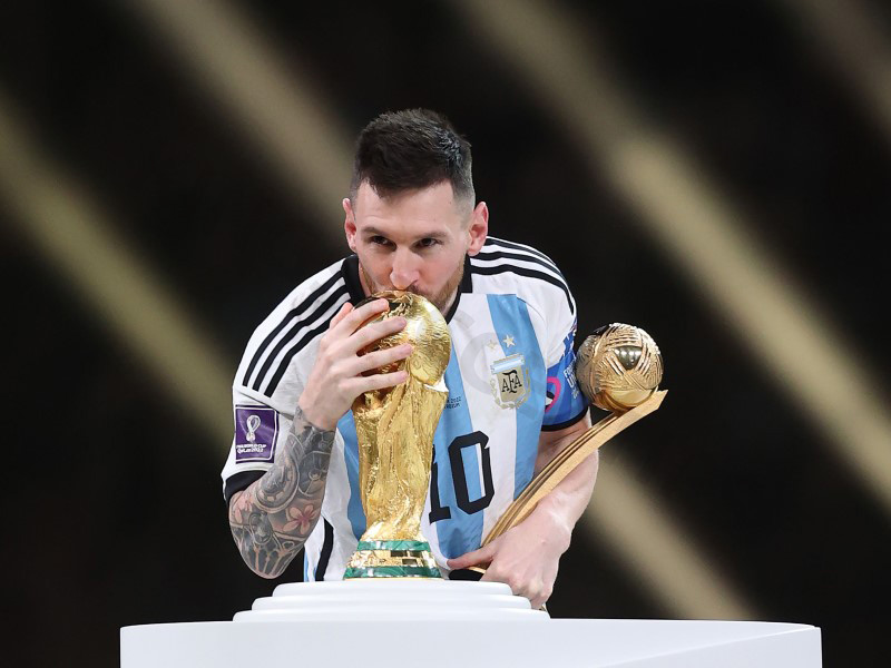 When did Messi winning World Cup?