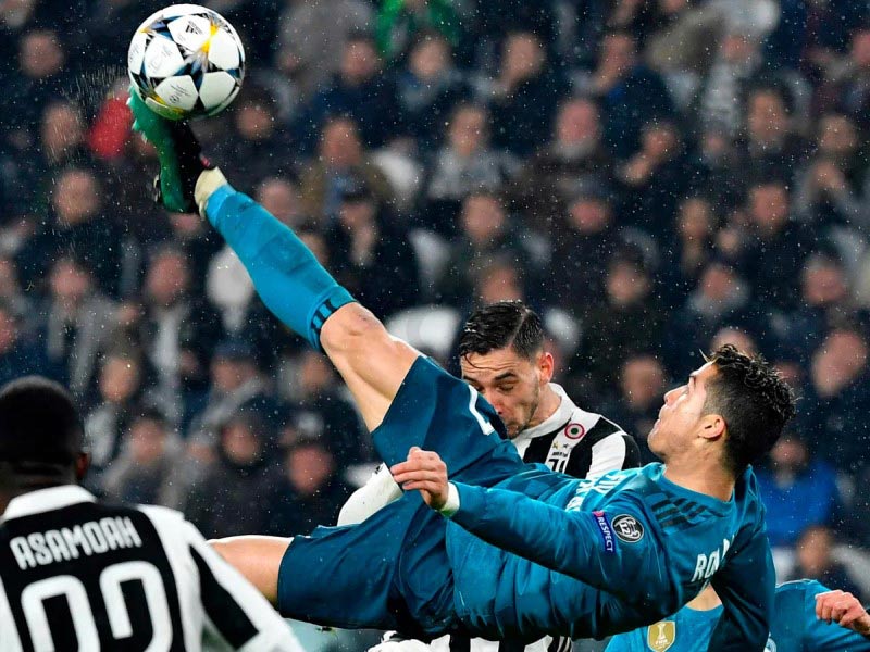 Bicycle kick against Juventus (2018)