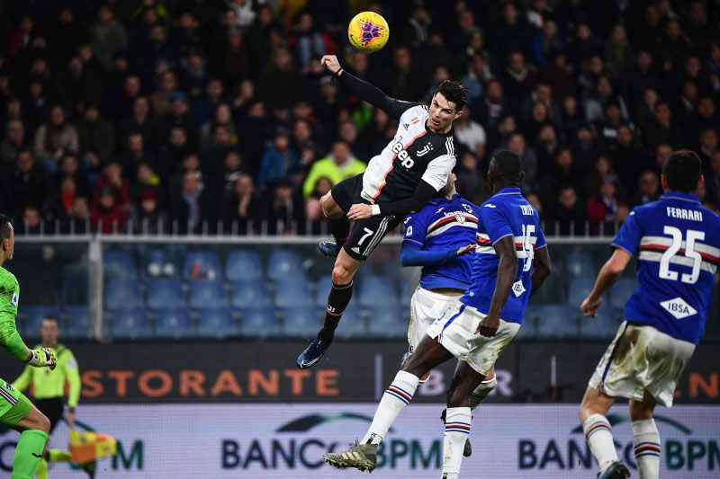 Superb header against Sampdoria (2019)