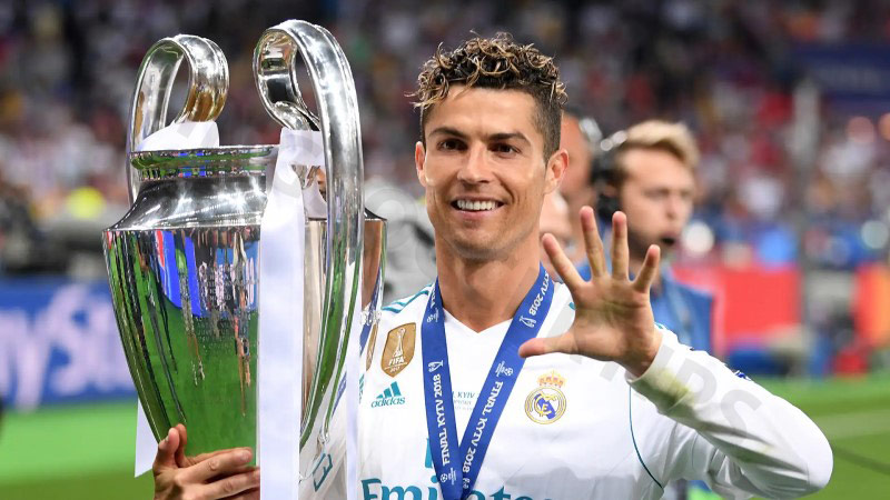 Cristiano Ronaldo 5 times Champions League champion