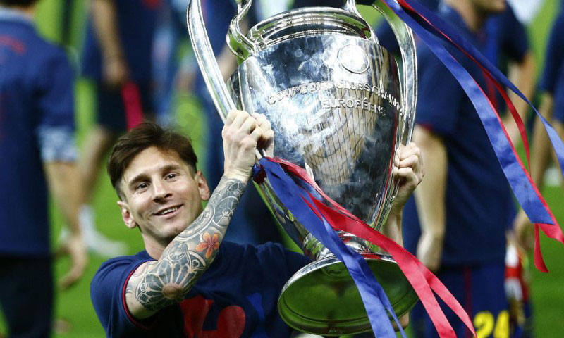 Lionel Messi 4 times Champions League champion