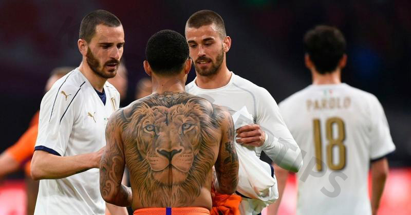 Memphis Depay - Footballers with the best tattoos​