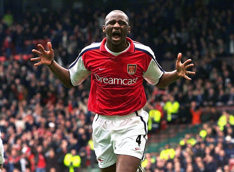 Patrick Vieira - Famous bald soccer players