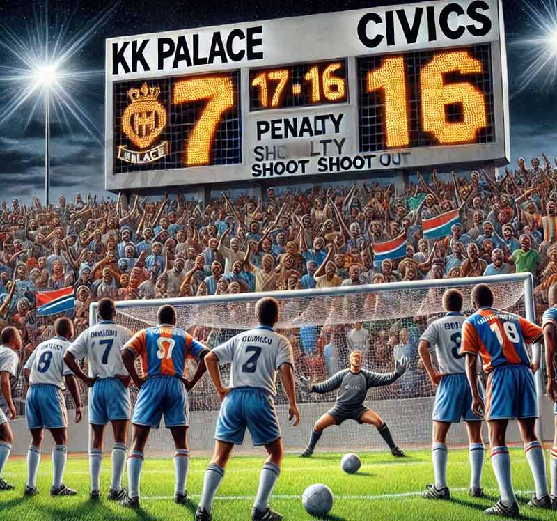 The longest penalty shootout in football history​: KK Palace 17-16 Civics