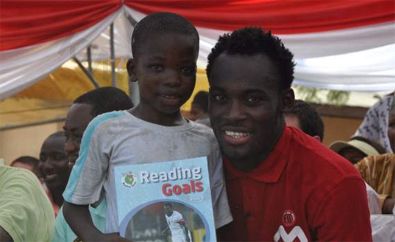 Most charitable football players: Michael Essien