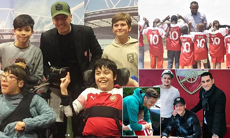 Top 10 most charitable football players: Mesut Ozil