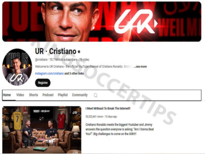 When did Ronaldo start his youtube channel​?