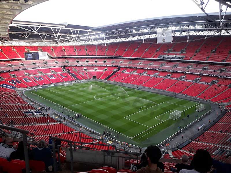 Which is the most beautiful stadium in England - Wembley Stadium 