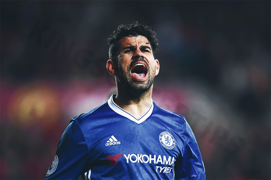 Diego Costa is known for his hot temper and his tendency to lose his temper with other players