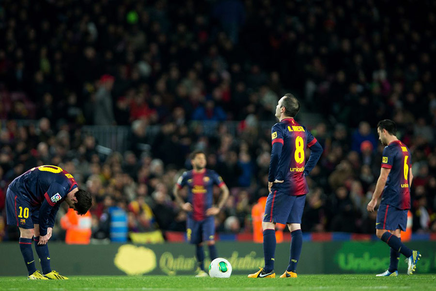 Copa disaster at Camp Nou (Barcelona 1-3 Real Madrid, 26 February 2013)