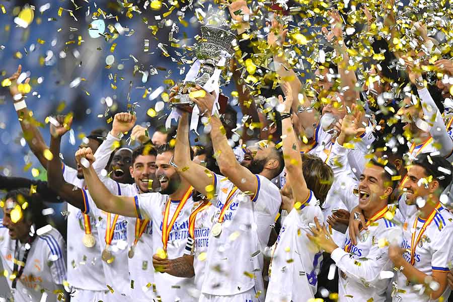 Between 1982 and 2019, Real Madrid appeared in 14 finals and won ten