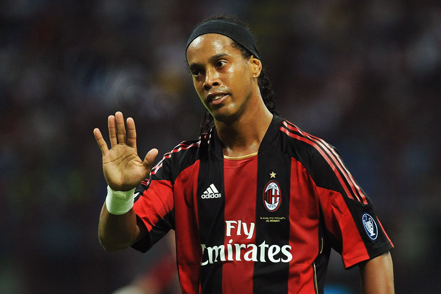 In 2008, Ronaldinho left Barcelona to join one of the world's most famous clubs, AC Milan