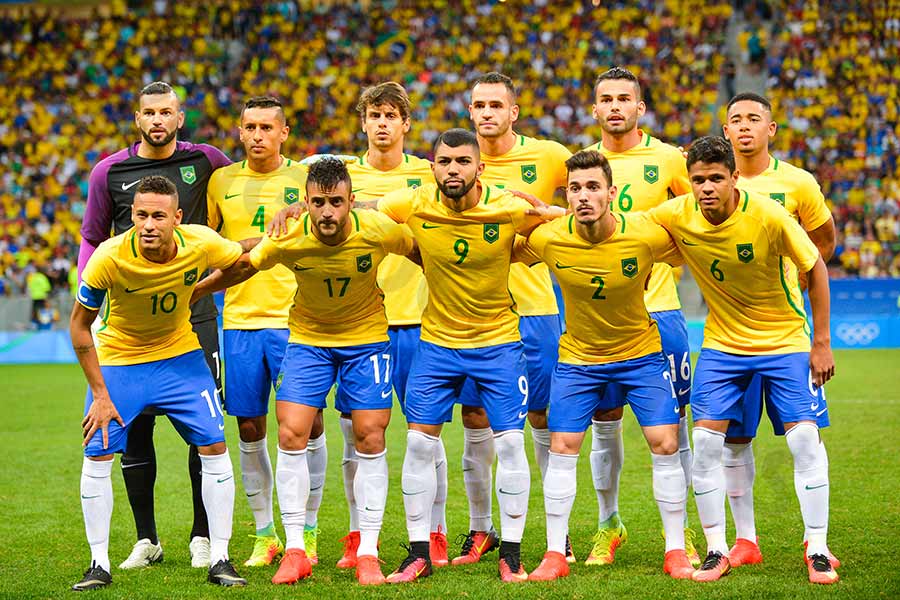 Which country has the most football players: Brazil (1202 players)