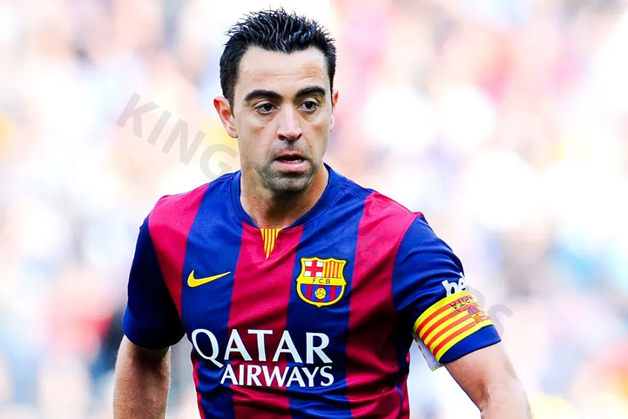 Xavi Hernandez - Player with La Liga top assists