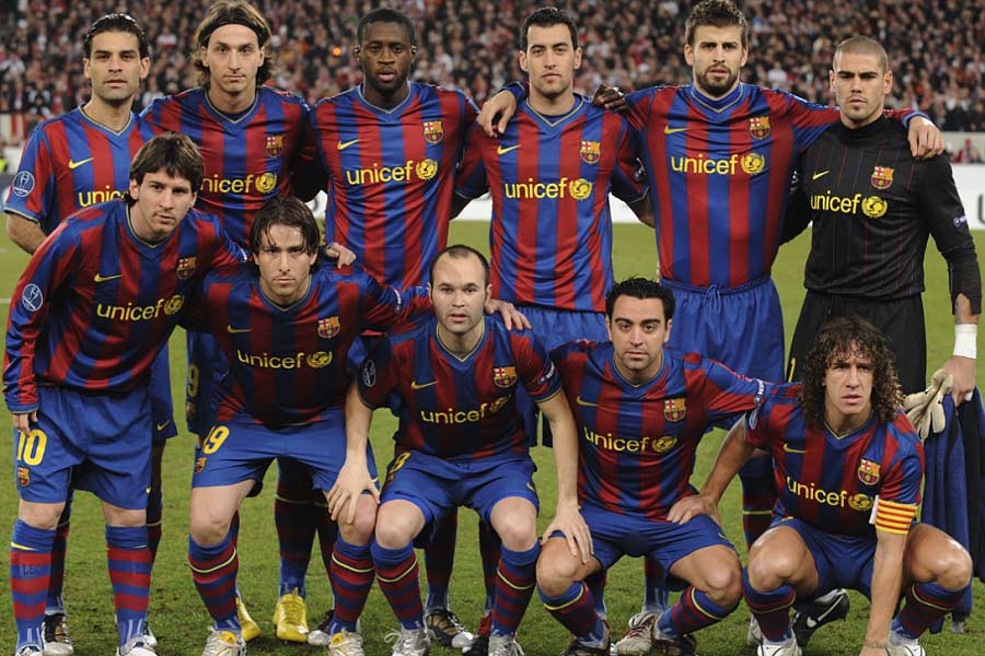 Barcelona (2009) - Best football squad of all time