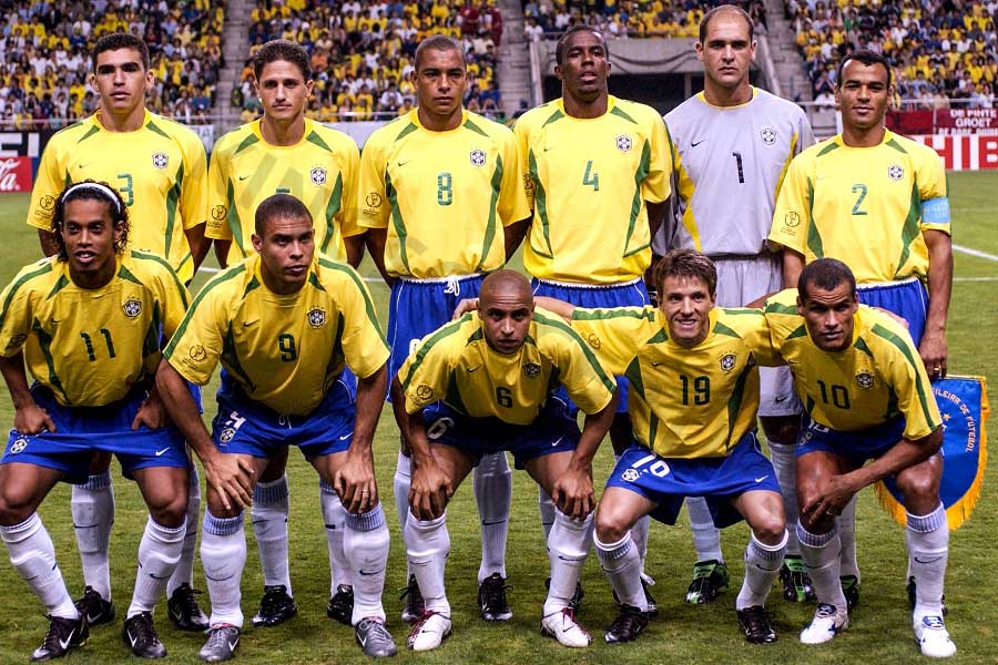 Brazil (2002) - FIFA World Cup all time team