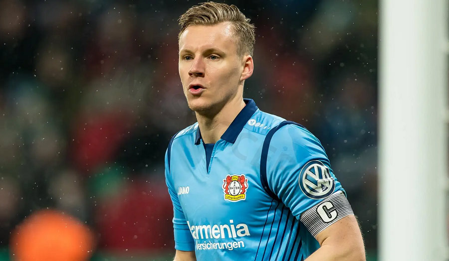 Bernd Leno - Goalkeeper with quick reflexes, kept many clean sheets for Leverkusen