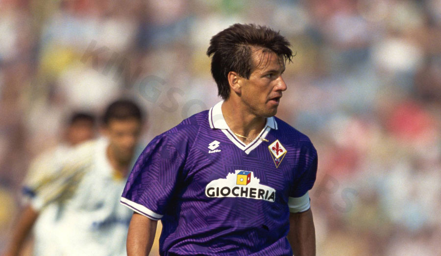 Carlos Dunga was a strong defensive midfielder, a mainstay in Fiorentina's midfield in the late 80s