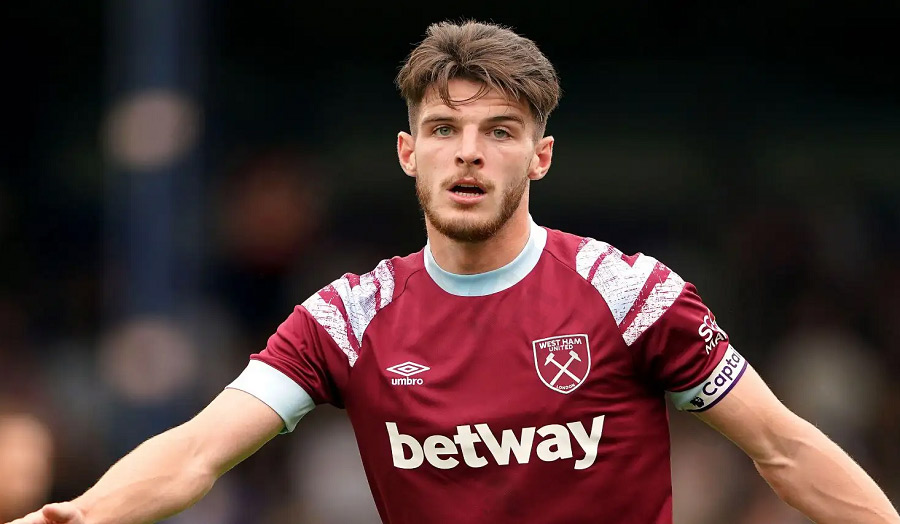 Declan Rice - Excellent captain, talented defensive midfielder, joined Arsenal for a record fee