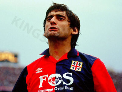 Enzo Francescoli was a short-lived but great icon of Cagliari in the early 1990s