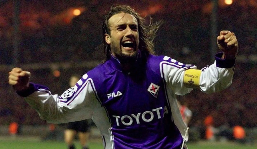 Gabriel Batistuta is a legendary striker, Fiorentina's unbeaten scoring icon