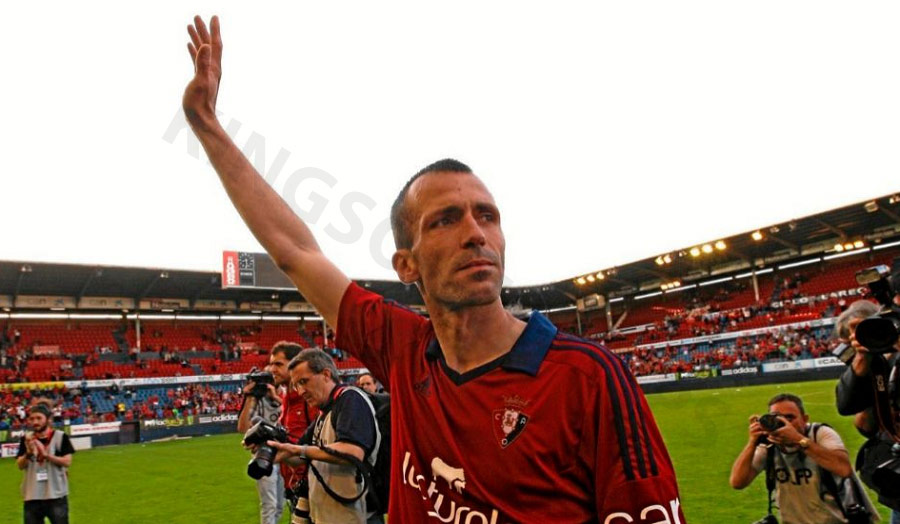 Patxi Puñal - The player with the most caps in Osasuna's history, the "heart" of the midfield for more than 16 years