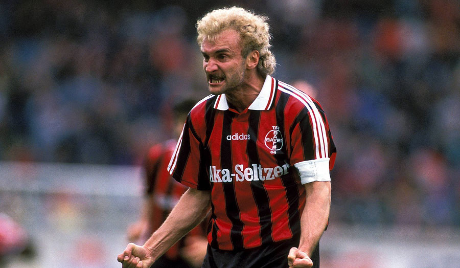 Rudi Völler - Legendary striker with sharp goalscoring ability and spiritual leadership role
