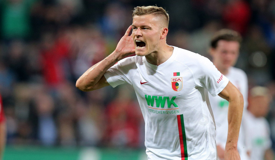 Alfred Finnbogason - Augsburg's top scorer in Bundesliga with 37 goals