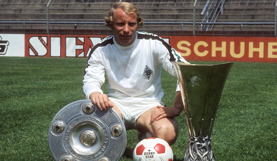 Berti Vogts has been Gladbach's steely defensive symbol for two decades