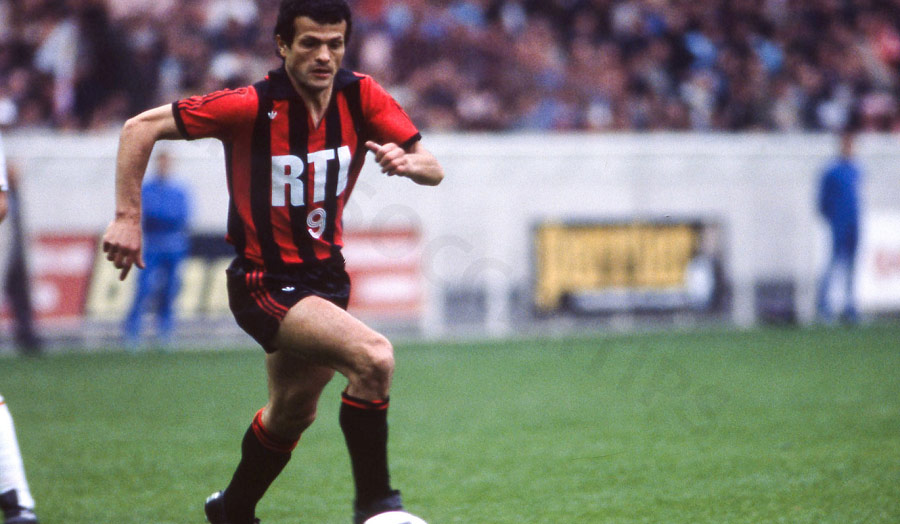 Nenad Bjeković - Serbian striker with 85 goals, scored the decisive goal for Nice in the 70s